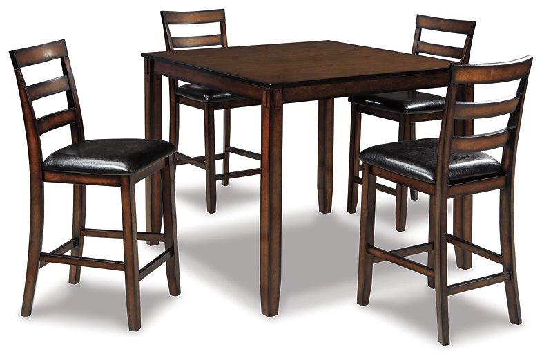Coviar Counter Height Dining Table and Bar Stools (Set of 5) - Theo's Factory Direct Mattress & Furniture (Columbus, OH)