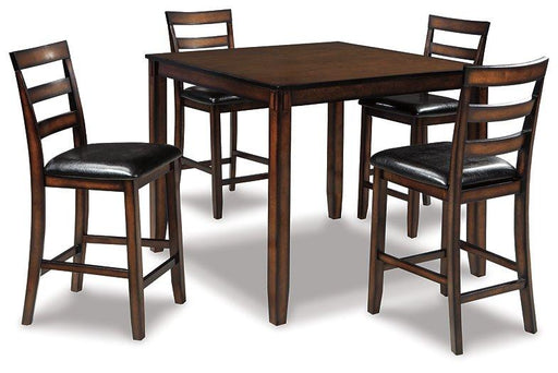 Coviar Counter Height Dining Table and Bar Stools (Set of 5) - Theo's Factory Direct Mattress & Furniture (Columbus, OH)