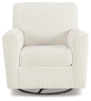 Herstow Swivel Glider Accent Chair - Theo's Factory Direct Mattress & Furniture (Columbus, OH)