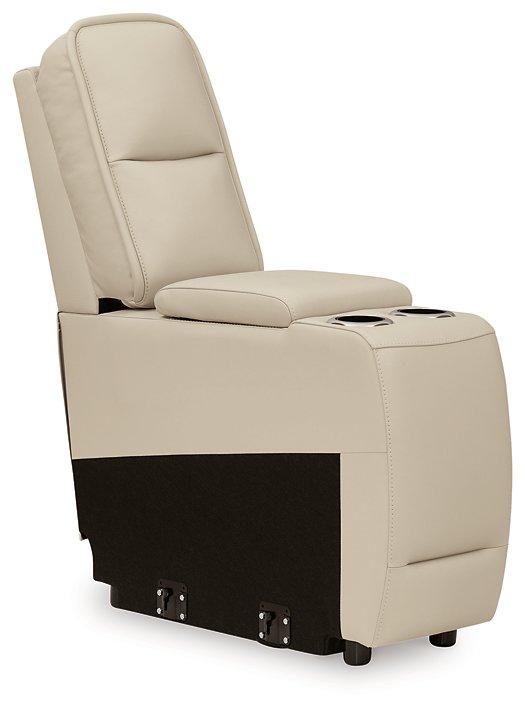 Double Deal Reclining Sectional with Console - Theo's Factory Direct Mattress & Furniture (Columbus, OH)