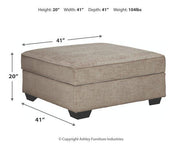 Bovarian Ottoman - Theo's Factory Direct Mattress & Furniture (Columbus, OH)