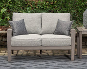 Hillside Barn Outdoor Loveseat with Cushion - Theo's Factory Direct Mattress & Furniture (Columbus, OH)