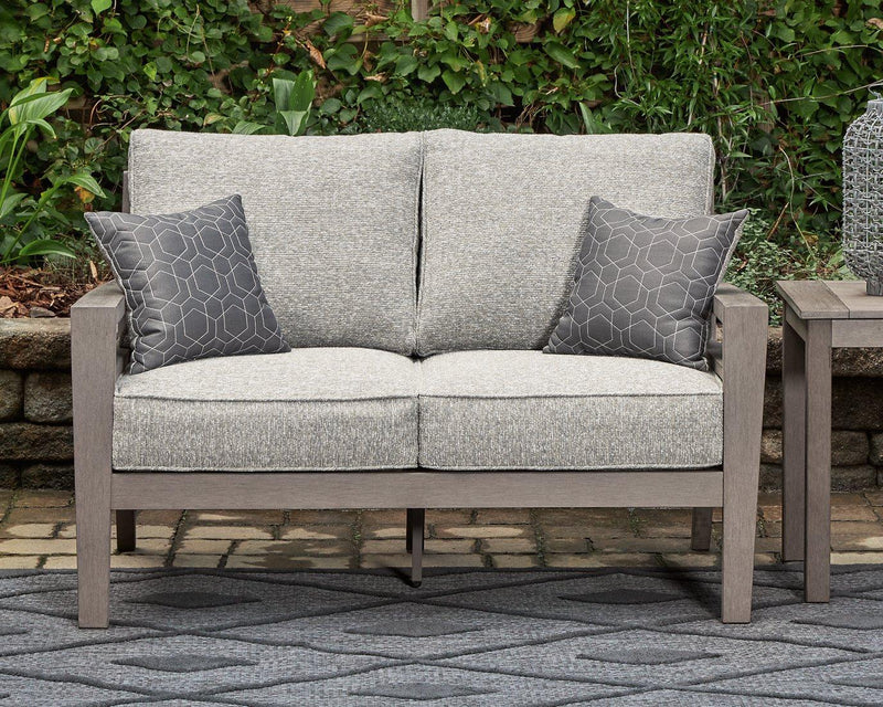 Hillside Barn Outdoor Loveseat with Cushion - Theo's Factory Direct Mattress & Furniture (Columbus, OH)