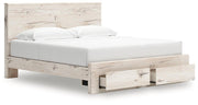 Lawroy Panel Storage Bed - Theo's Factory Direct Mattress & Furniture (Columbus, OH)