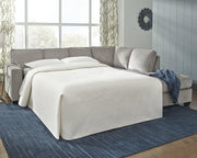 Altari Sleeper Sectional with Chaise - Theo's Factory Direct Mattress & Furniture (Columbus, OH)