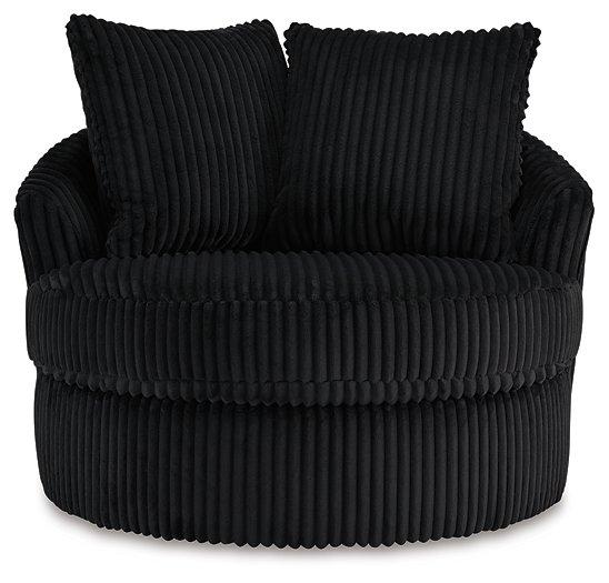 Gramwell Swivel Accent Chair - Theo's Factory Direct Mattress & Furniture (Columbus, OH)