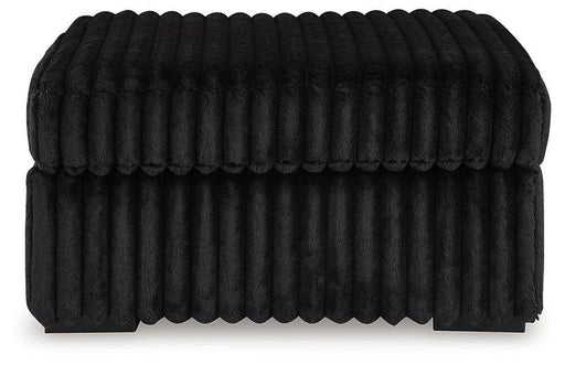 Midnight-Madness Oversized Accent Ottoman - Theo's Factory Direct Mattress & Furniture (Columbus, OH)