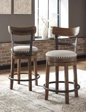 Valebeck Counter Height Bar Stool - Theo's Factory Direct Mattress & Furniture (Columbus, OH)