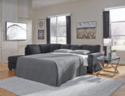 Altari Sleeper Sectional with Chaise - Theo's Factory Direct Mattress & Furniture (Columbus, OH)