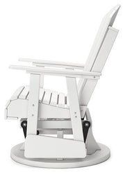 Hyland wave Outdoor Swivel Glider Chair - Theo's Factory Direct Mattress & Furniture (Columbus, OH)