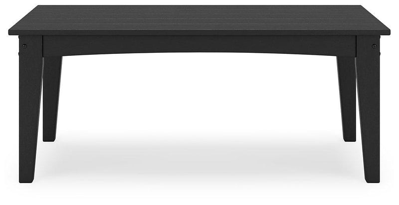 Hyland wave Outdoor Coffee Table - Theo's Factory Direct Mattress & Furniture (Columbus, OH)