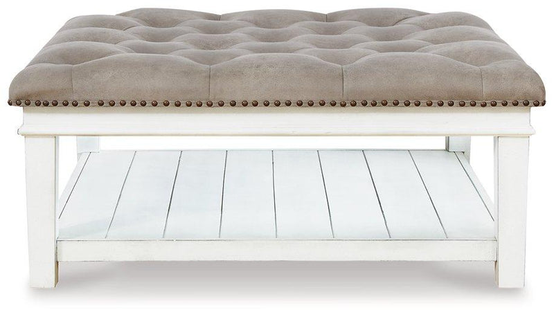 Kanwyn Upholstered Ottoman Coffee Table - Theo's Factory Direct Mattress & Furniture (Columbus, OH)