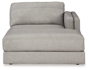 Amiata Sectional with Chaise - Theo's Factory Direct Mattress & Furniture (Columbus, OH)