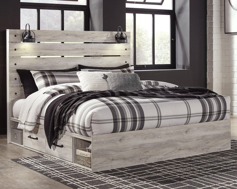 Cambeck Bed with 4 Storage Drawers - Theo's Factory Direct Mattress & Furniture (Columbus, OH)