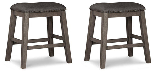 Caitbrook Counter Height Upholstered Bar Stool - Theo's Factory Direct Mattress & Furniture (Columbus, OH)
