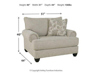 Asanti Oversized Chair - Theo's Factory Direct Mattress & Furniture (Columbus, OH)