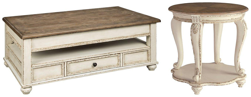 Realyn Table Set - Theo's Factory Direct Mattress & Furniture (Columbus, OH)