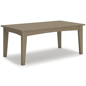Hyland wave Outdoor Coffee Table - Theo's Factory Direct Mattress & Furniture (Columbus, OH)