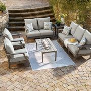 Visola Outdoor Sofa and Loveseat Set - Theo's Factory Direct Mattress & Furniture (Columbus, OH)