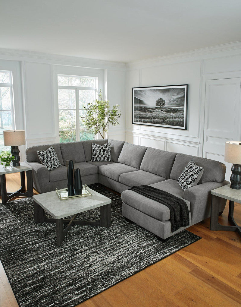 Birkdale Court Sectional with Chaise - Theo's Factory Direct Mattress & Furniture (Columbus, OH)