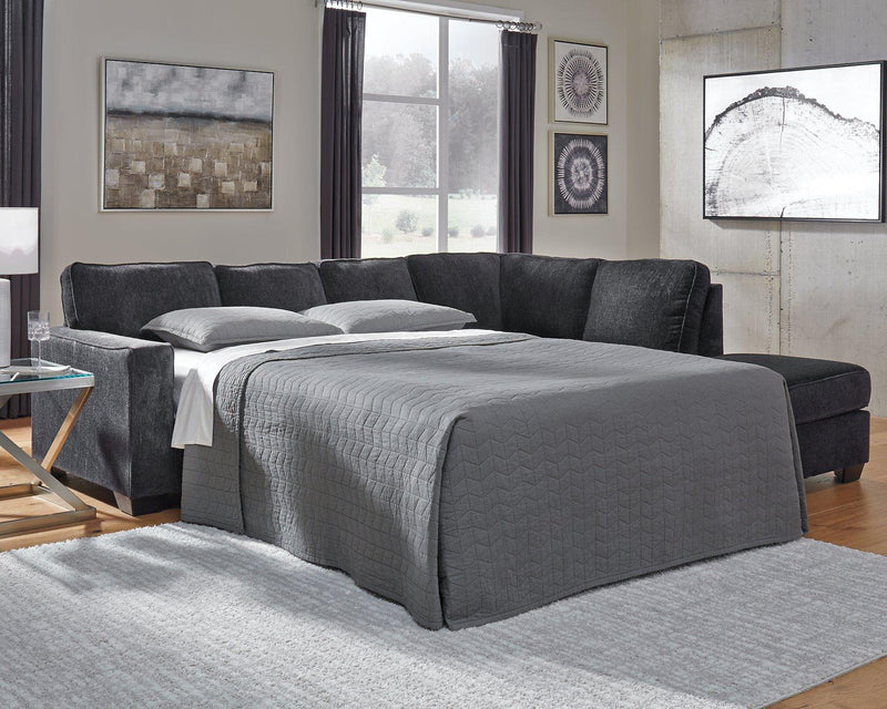 Altari Sleeper Sectional with Chaise - Theo's Factory Direct Mattress & Furniture (Columbus, OH)