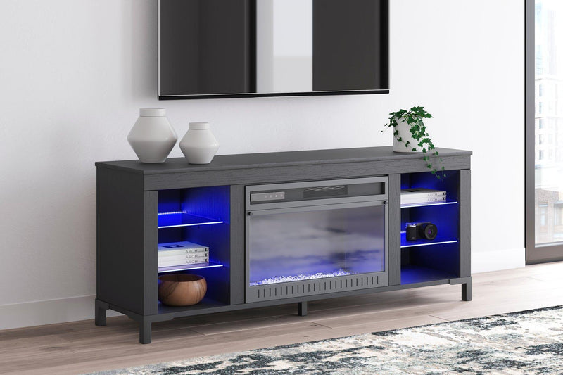 Cayberry Entertainment Center with Electric Fireplace - Theo's Factory Direct Mattress & Furniture (Columbus, OH)