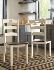 Woodanville Dining Chair Set - Theo's Factory Direct Mattress & Furniture (Columbus, OH)