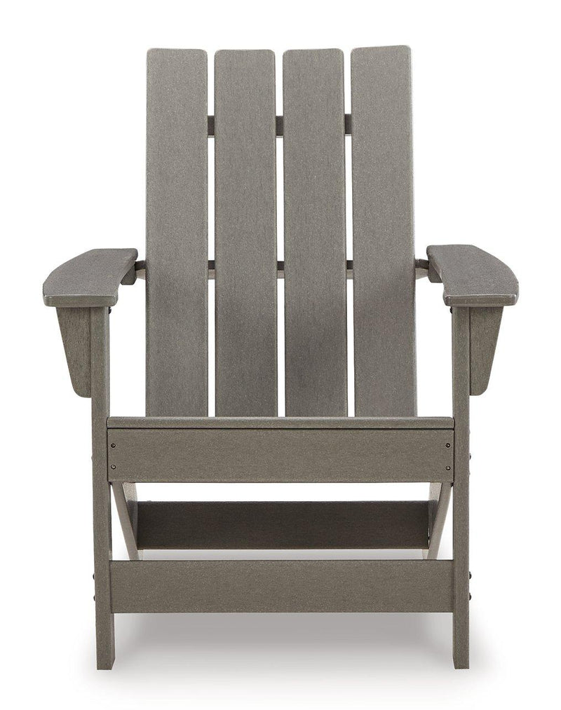 Visola Outdoor Adirondack Chair Set with End Table - Theo's Factory Direct Mattress & Furniture (Columbus, OH)