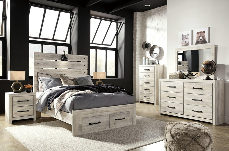 Cambeck Bed with 2 Storage Drawers - Theo's Factory Direct Mattress & Furniture (Columbus, OH)