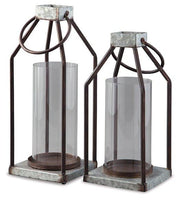 Diedrick Lantern (Set of 2) - Theo's Factory Direct Mattress & Furniture (Columbus, OH)