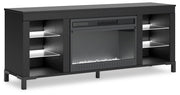 Cayberry Entertainment Center with Electric Fireplace - Theo's Factory Direct Mattress & Furniture (Columbus, OH)