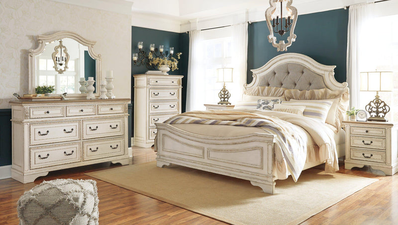 Realyn Upholstered Bed - Theo's Factory Direct Mattress & Furniture (Columbus, OH)