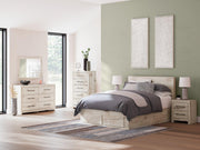 Lawroy Panel Storage Bed - Theo's Factory Direct Mattress & Furniture (Columbus, OH)