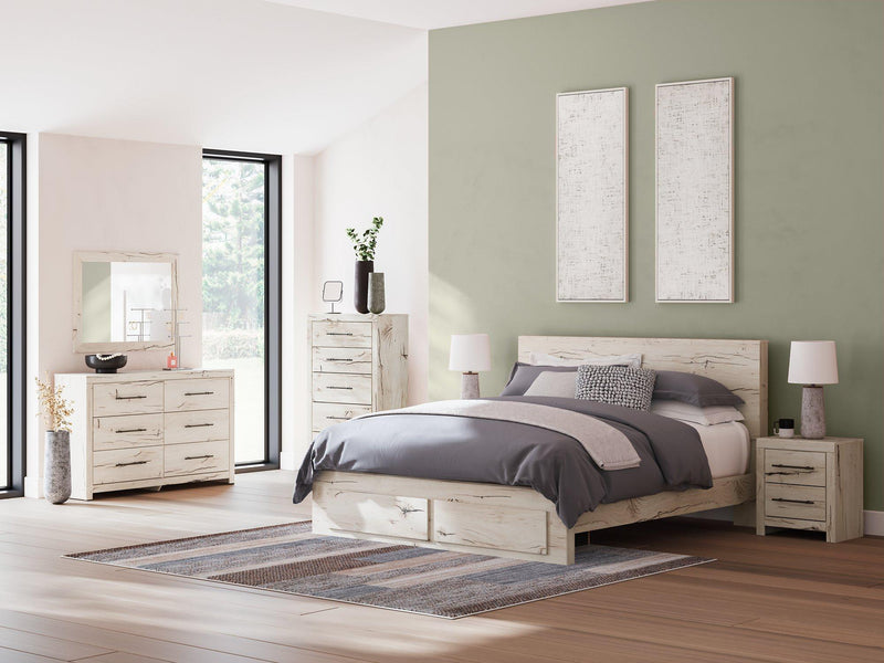 Lawroy Panel Storage Bed - Theo's Factory Direct Mattress & Furniture (Columbus, OH)