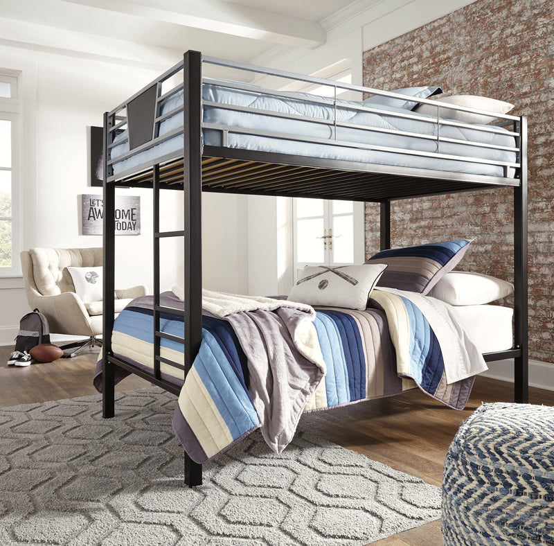Dinsmore Bunk Bed with Ladder - Theo's Factory Direct Mattress & Furniture (Columbus, OH)