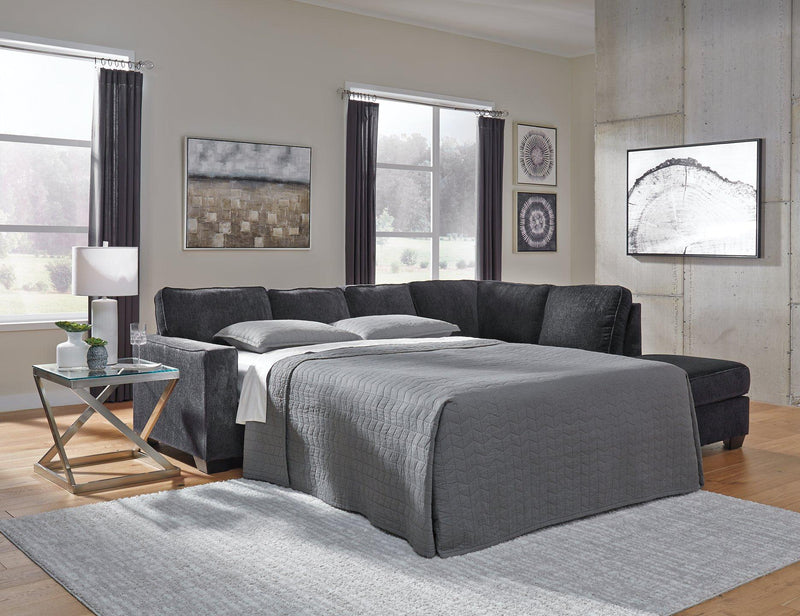 Altari Sleeper Sectional with Chaise - Theo's Factory Direct Mattress & Furniture (Columbus, OH)