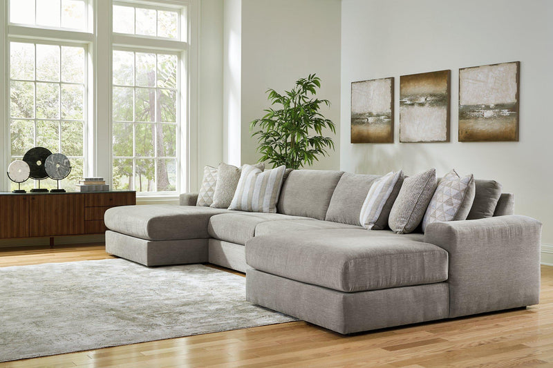 Avaliyah Double Chaise Sectional - Theo's Factory Direct Mattress & Furniture (Columbus, OH)