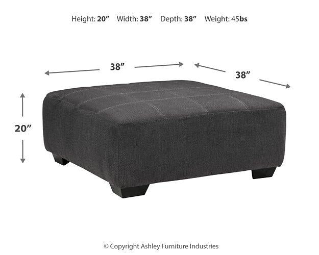 Ambee Oversized Accent Ottoman - Theo's Factory Direct Mattress & Furniture (Columbus, OH)