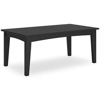 Hyland wave Outdoor Coffee Table - Theo's Factory Direct Mattress & Furniture (Columbus, OH)