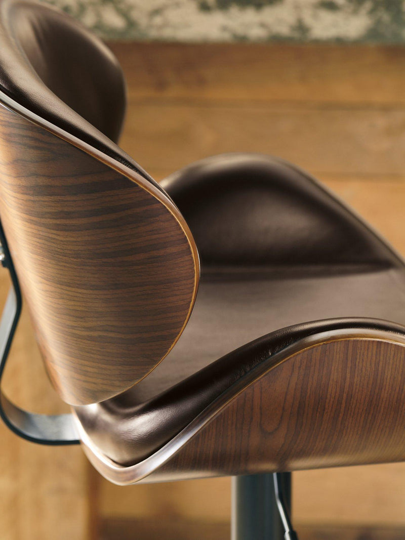 Bellatier Adjustable Height Bar Stool - Theo's Factory Direct Mattress & Furniture (Columbus, OH)