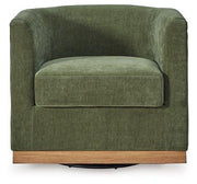 Jersonlow Swivel Accent Chair - Theo's Factory Direct Mattress & Furniture (Columbus, OH)
