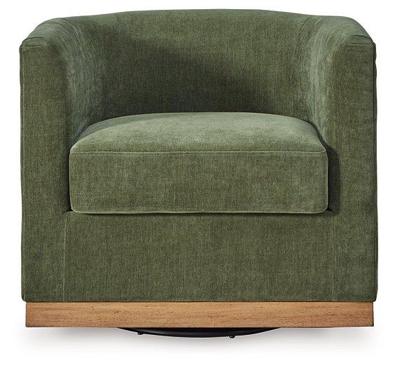 Jersonlow Swivel Accent Chair - Theo's Factory Direct Mattress & Furniture (Columbus, OH)