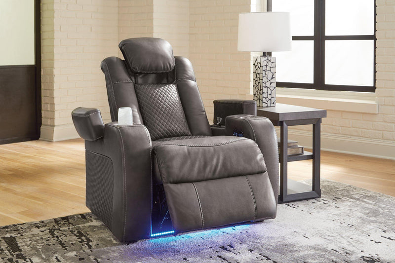 Fyne-Dyme Power Recliner - Theo's Factory Direct Mattress & Furniture (Columbus, OH)