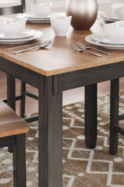 Gesthaven Counter Height Dining Table and 4 Barstools (Set of 5) - Theo's Factory Direct Mattress & Furniture (Columbus, OH)