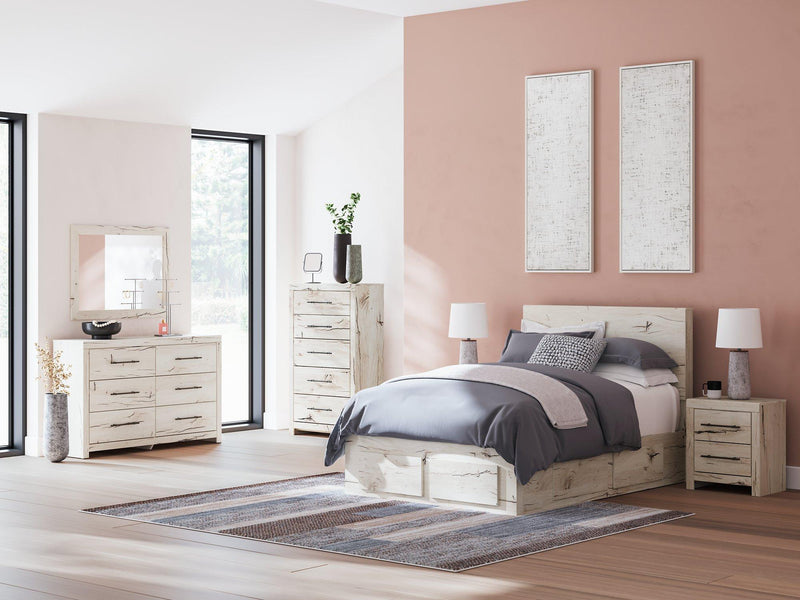 Lawroy Panel Storage Bed - Theo's Factory Direct Mattress & Furniture (Columbus, OH)