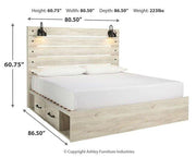 Cambeck Bed with 2 Storage Drawers - Theo's Factory Direct Mattress & Furniture (Columbus, OH)