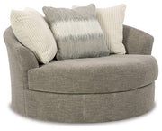 Creswell Oversized Swivel Accent Chair - Theo's Factory Direct Mattress & Furniture (Columbus, OH)