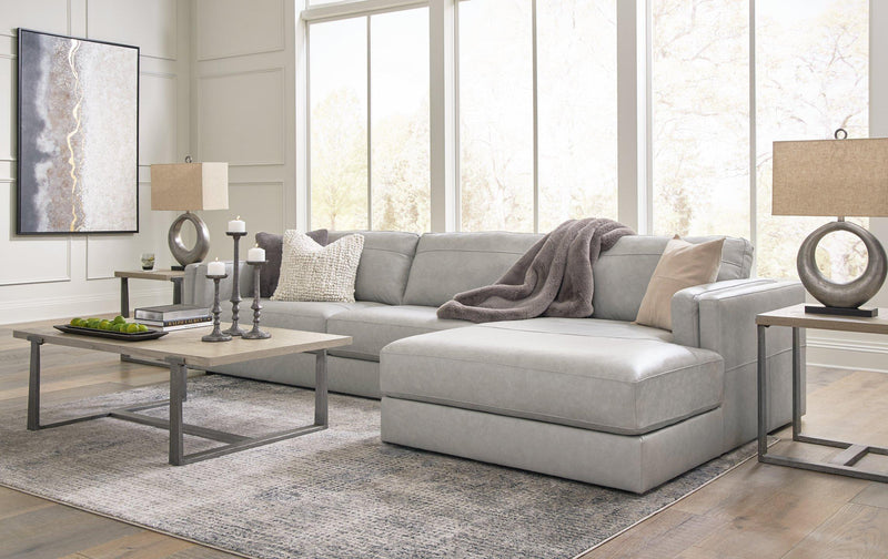 Amiata Sectional with Chaise - Theo's Factory Direct Mattress & Furniture (Columbus, OH)