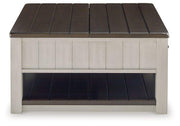 Darborn Lift-Top Coffee Table - Theo's Factory Direct Mattress & Furniture (Columbus, OH)