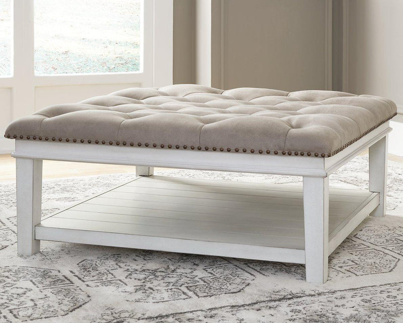 Kanwyn Upholstered Ottoman Coffee Table - Theo's Factory Direct Mattress & Furniture (Columbus, OH)